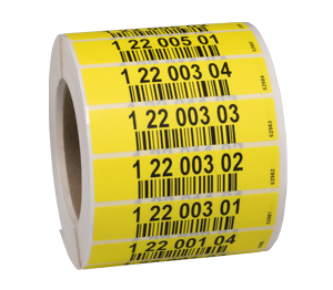 ONE2ID Lagerregaletiketten Kommissionierung Barcode-Etiketten