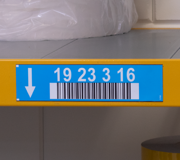 ONE2ID stellinglabels kleurcodering multilevel magazijnlabels